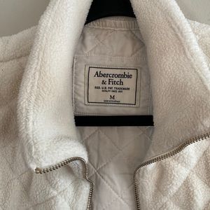 Abercrombie and Fitch, medium, cream vest